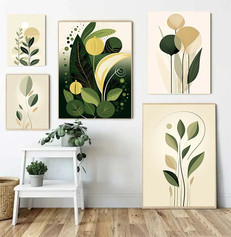 Canvanation Affiche Minimaliste - Fleurs