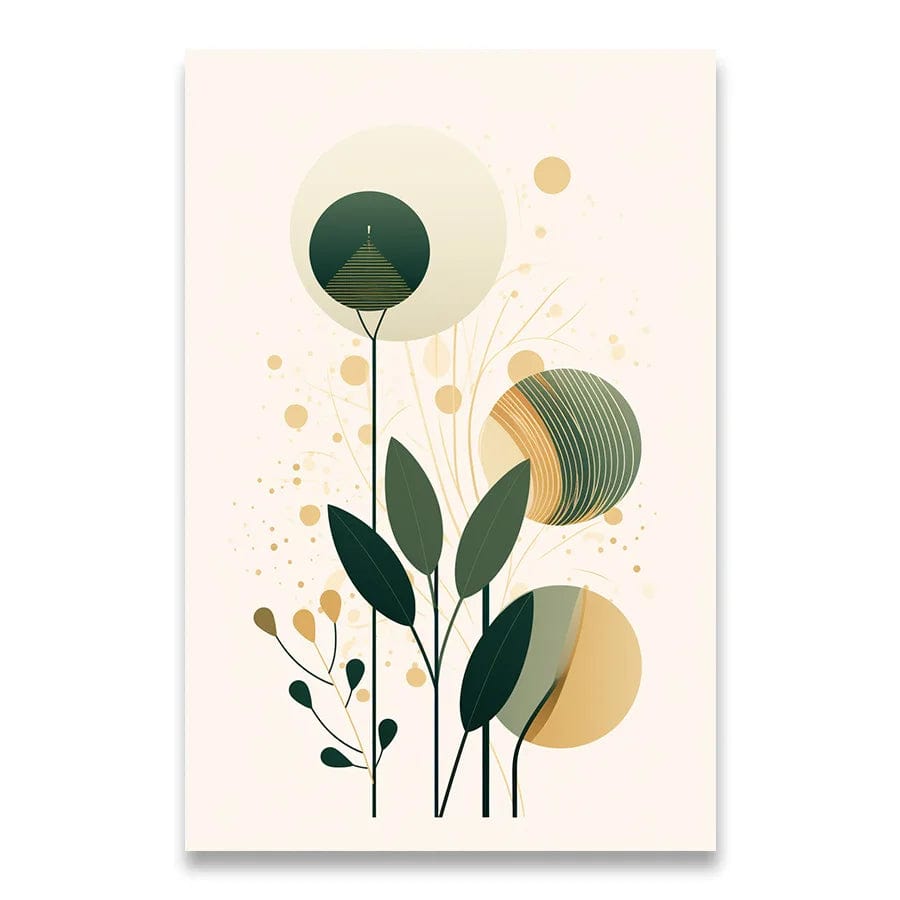 Canvanation 4 / 50x70cm Affiche Minimaliste - Fleurs
