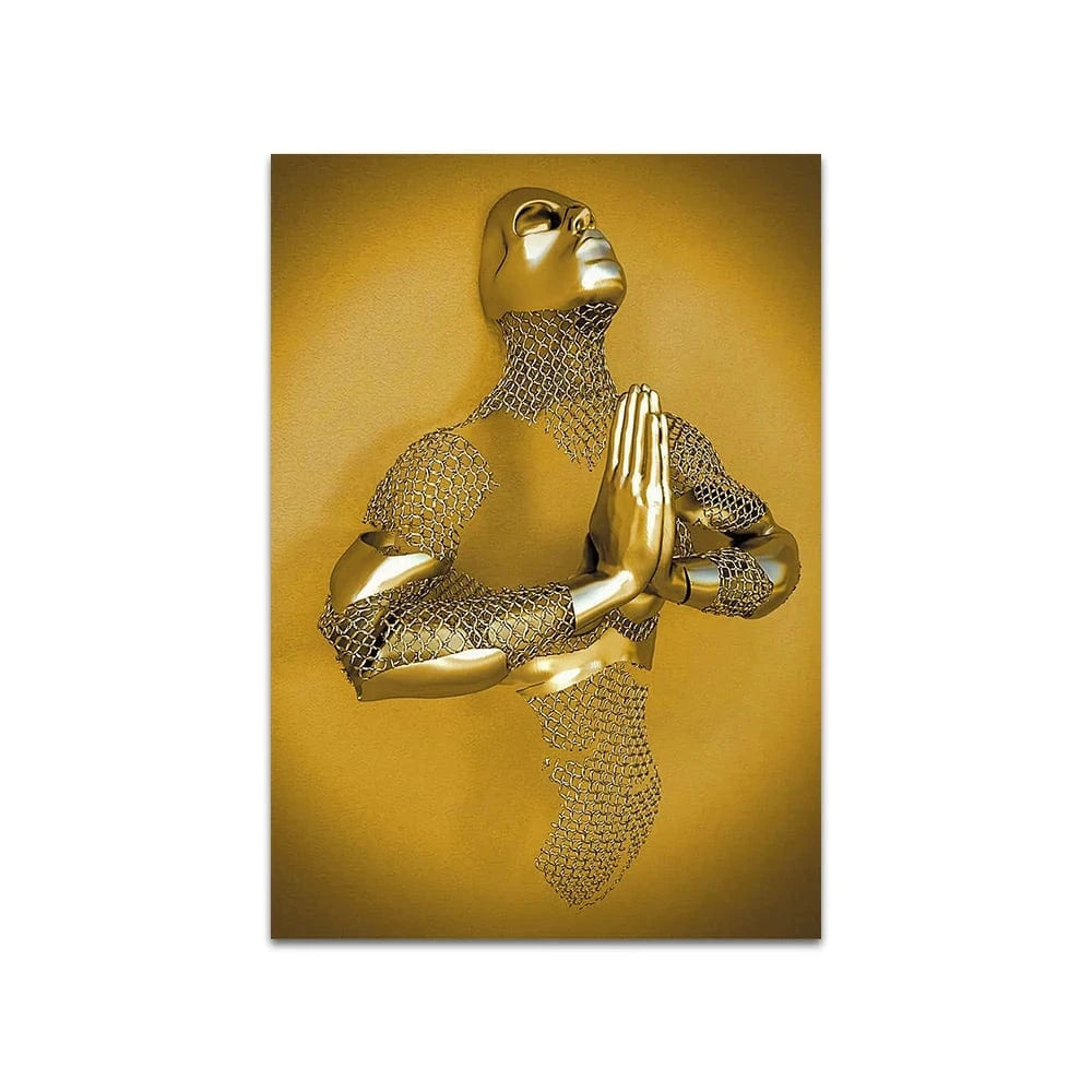 Canvanation 80x120cm / QP10224-1 Affiche Statue Romantique Couple