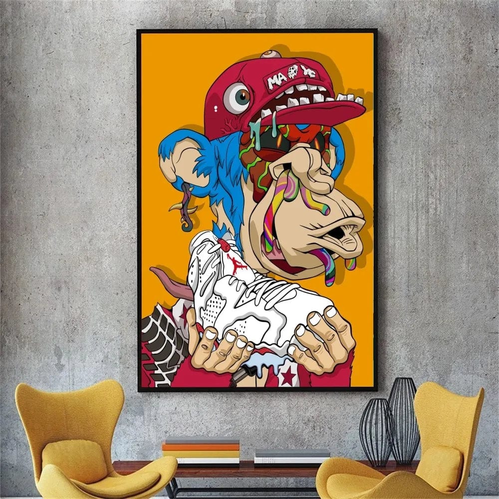 Canvanation z6 / 30x45cm Poster Ape Sneaker