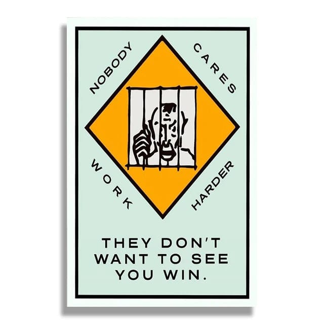 Canvanation SW400 / 60X90cm Affiche Monopoly Citation De Motivation