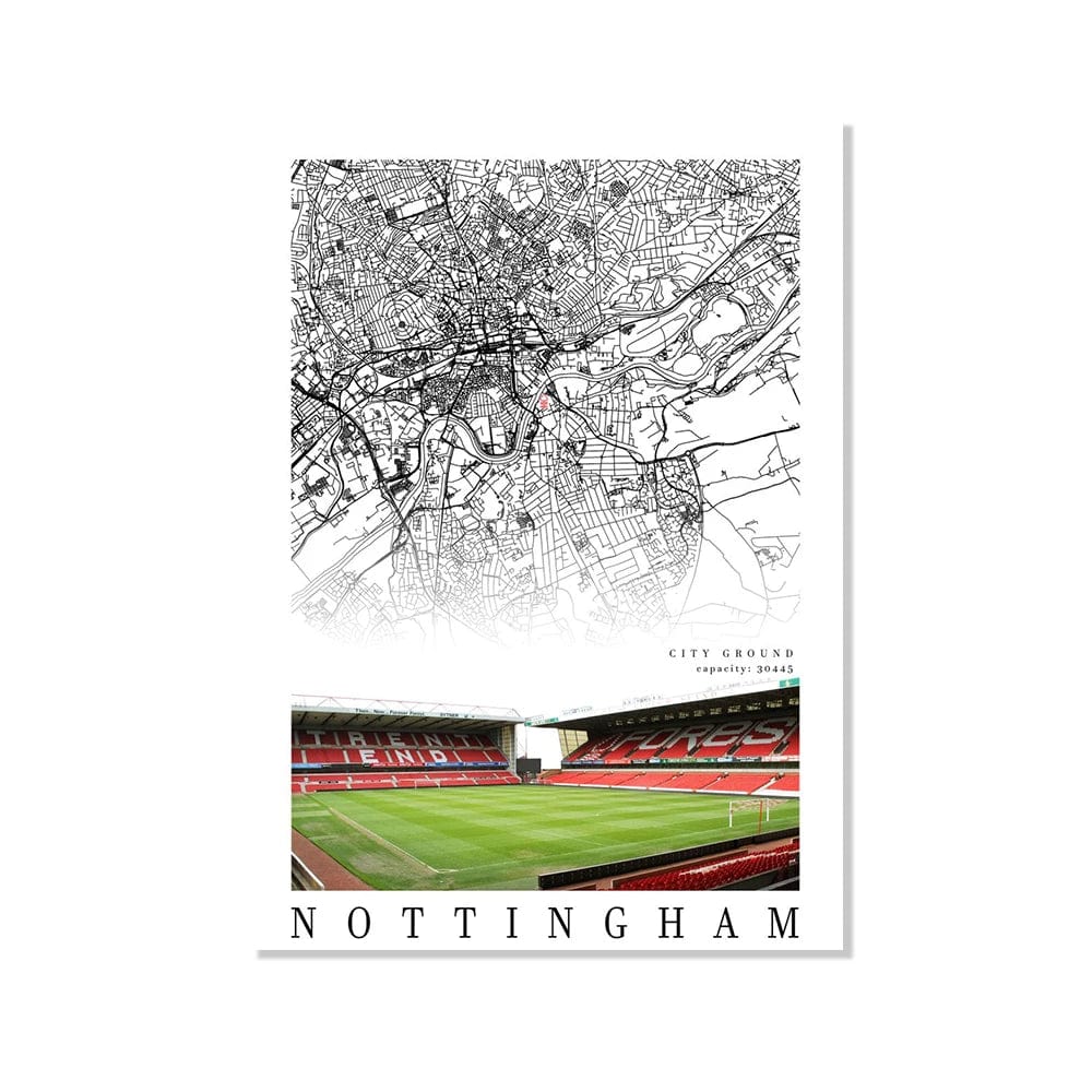 Canvanation DJ9824-12 / 20X30cm No Frame Affiche Terrain De Football