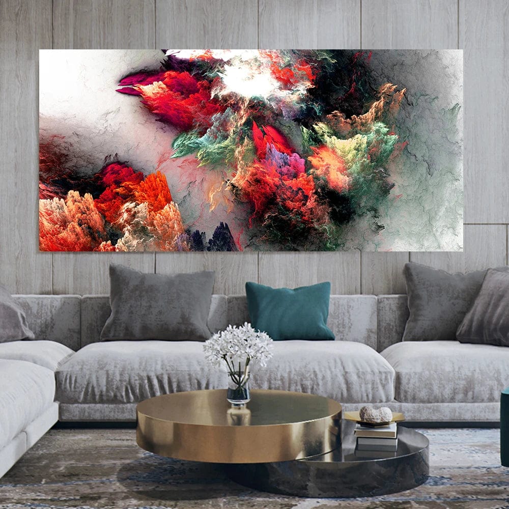 Canvanation QP10215-J / 80x185cm Affiche Peinture Abstraite Moderne