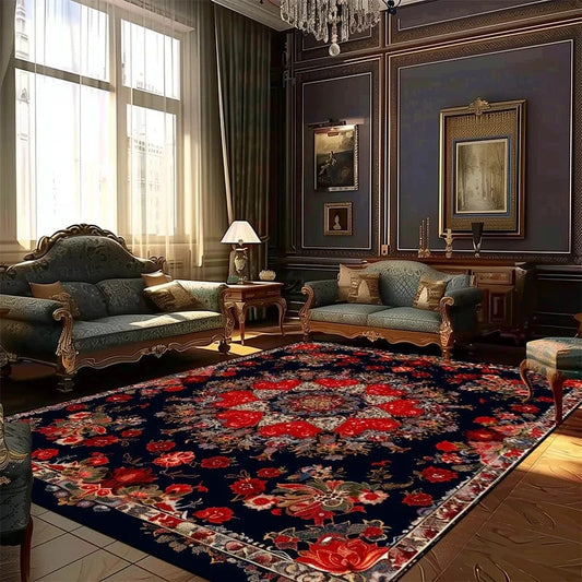 Canvanation BS034-Flannel-10 / custom contact us Tapis Berbère rectangulaire – Flanelle douce & antidérapante