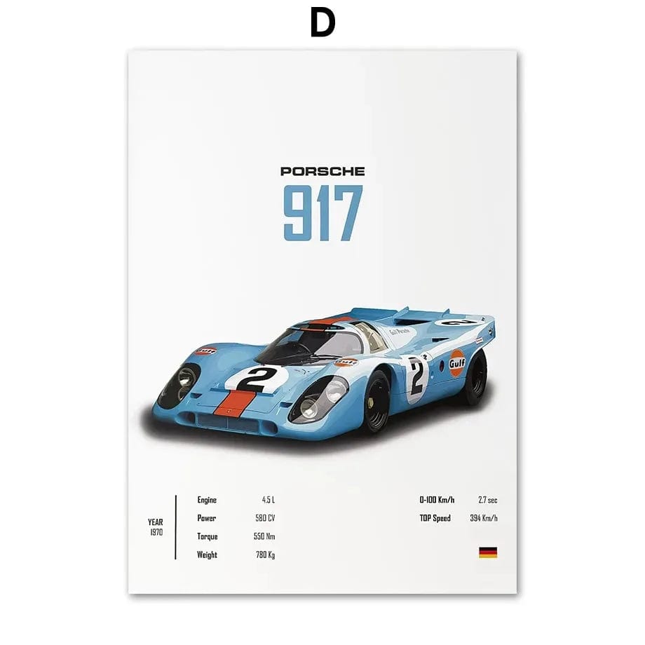 Canvanation D / 40x60cm Affiche Voiture De Sport