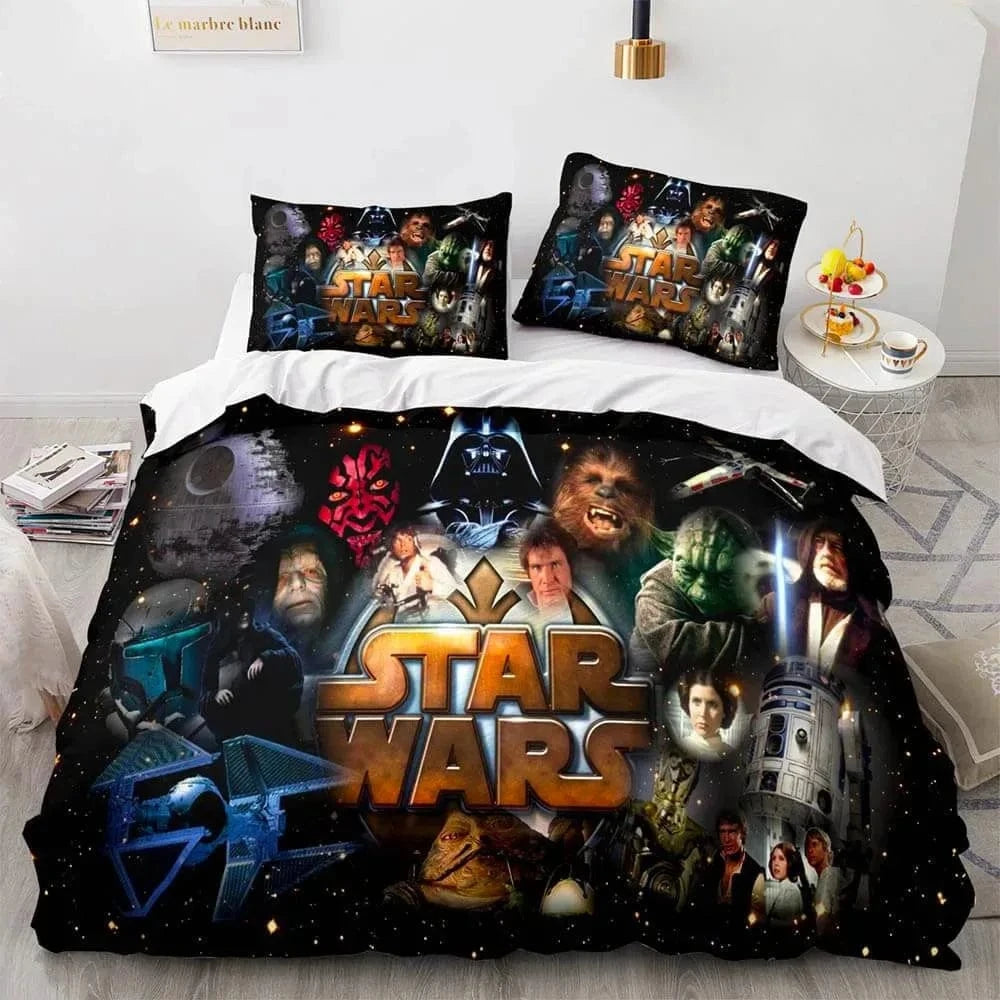 Canvanation C / 135x200cm Housse De Couette - 3D Yoda Darkvador Star