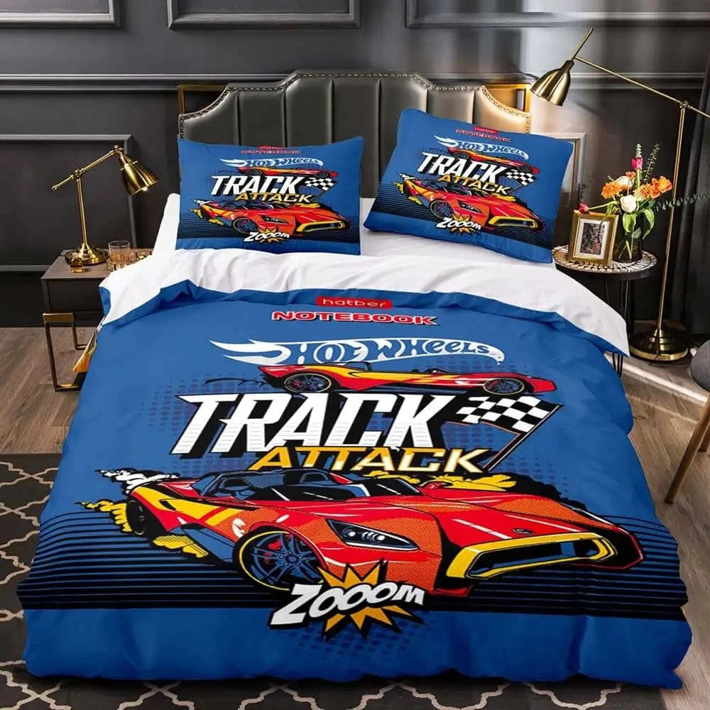 Canvanation 4 / US King 260x230 Cm Housse De Couette - Hot Wheel 3D