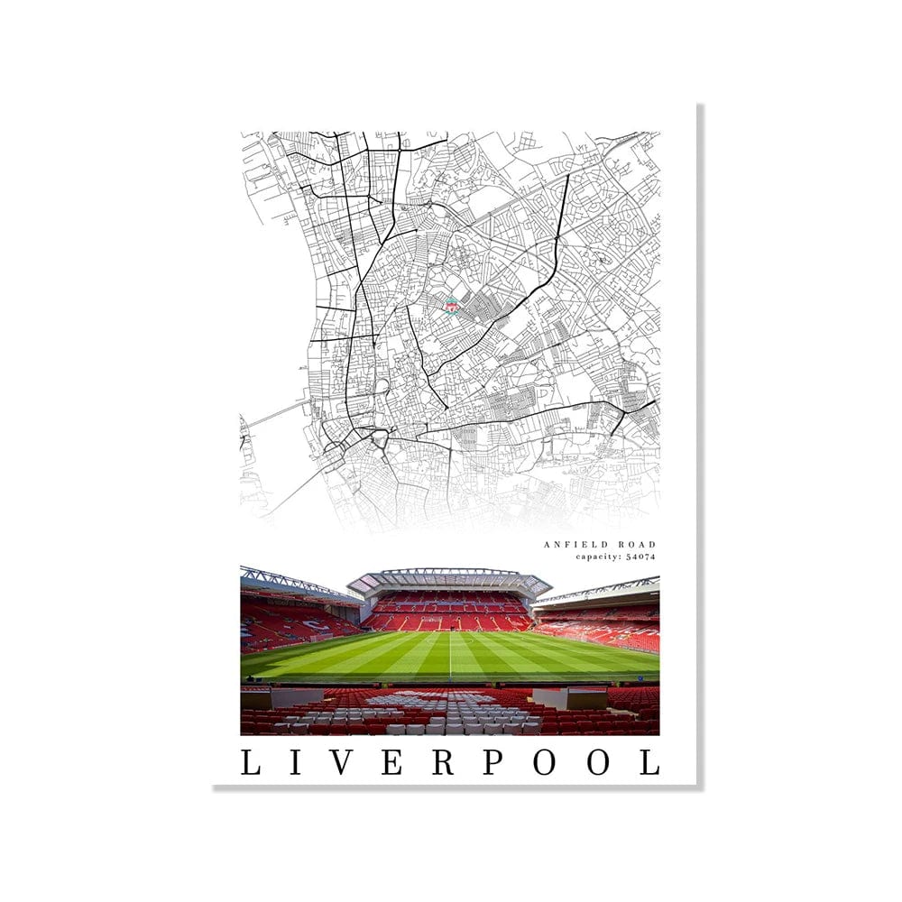 Canvanation DJ9824-10 / 20X30cm No Frame Affiche Terrain De Football