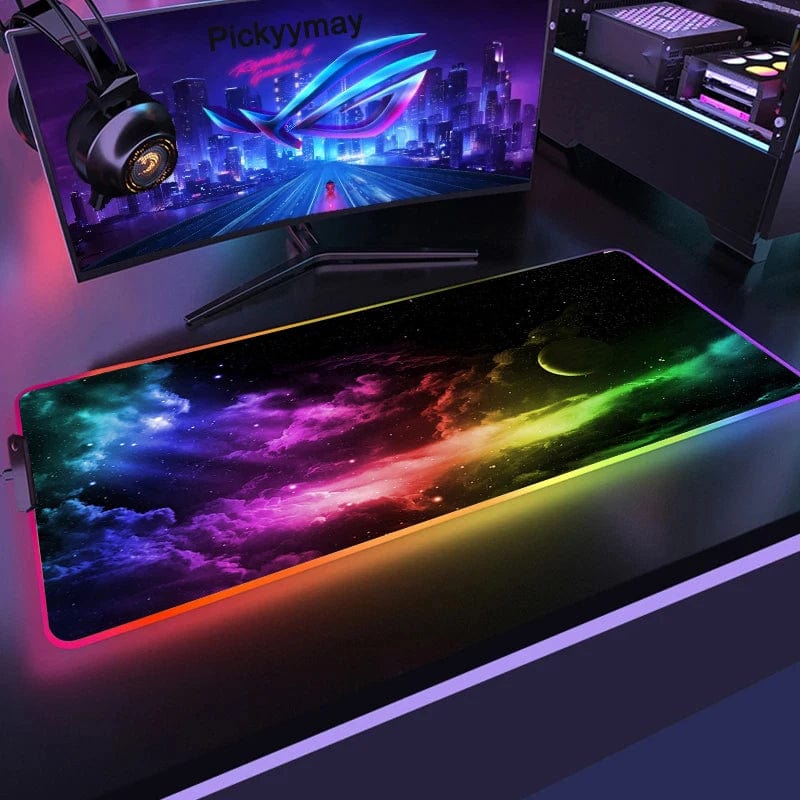 Canvanation CD00011 (7) / 400x900x3mm Tapis De Souris - Espace RGB