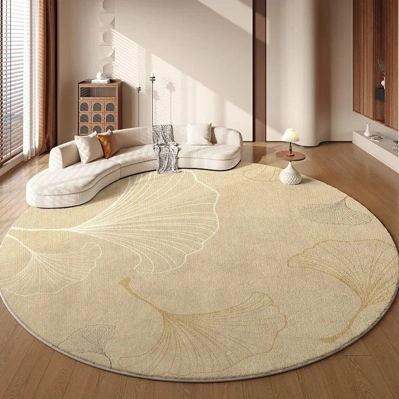 Canvanation WR1985-YD / Diameter  260cm Tapis rectangulaire géométrique – Style minimaliste