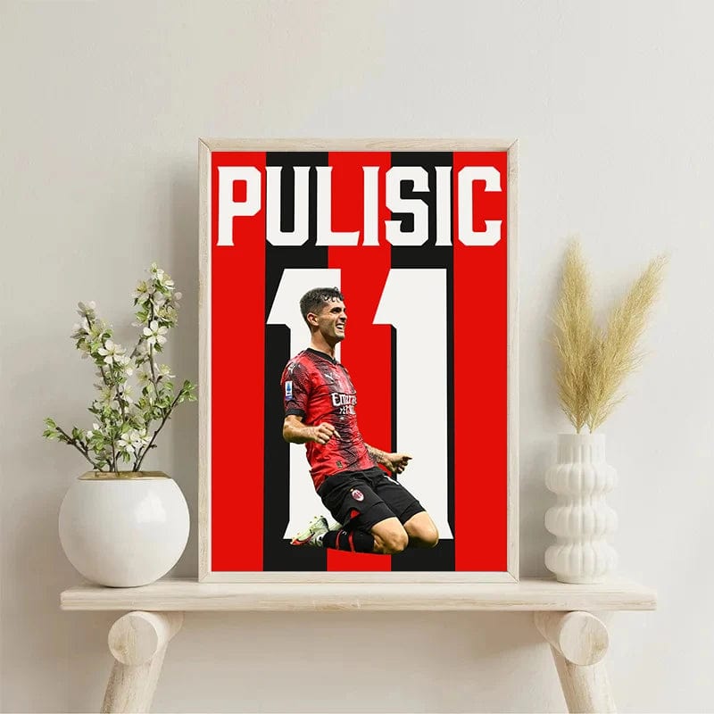 Canvanation Affiche Football - Numéro De Joueur