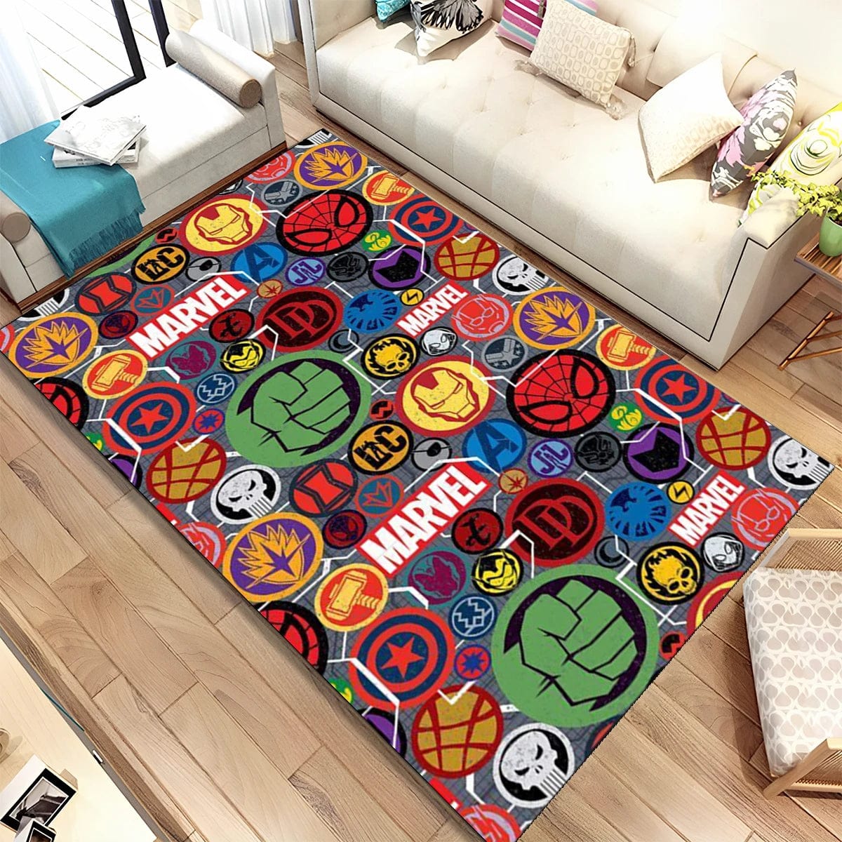 Canvanation 15 / 40x60cm(15x23in) Tapis Chambre Spider Man Marvel HD