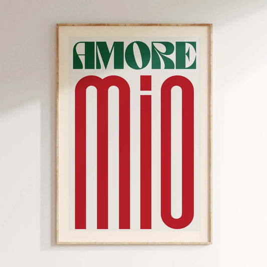 Canvanation 01 / 20x30cm Affiche Citation Ciao Amore Espagnol