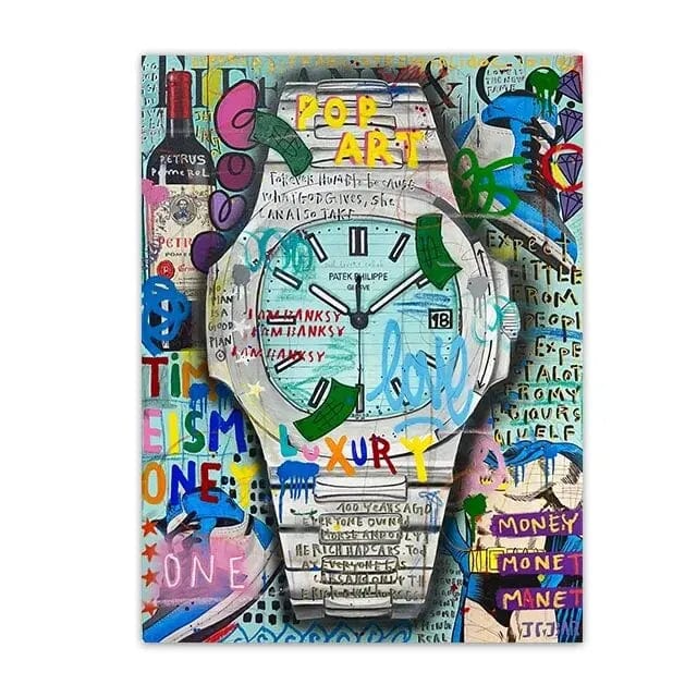 Canvanation 3 / 40x60cm Affiche Montre De Luxe Pop Art