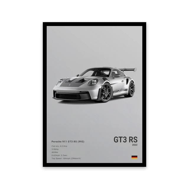 Canvanation Affiche Voiture Sportif R8 RS3 M3 M5