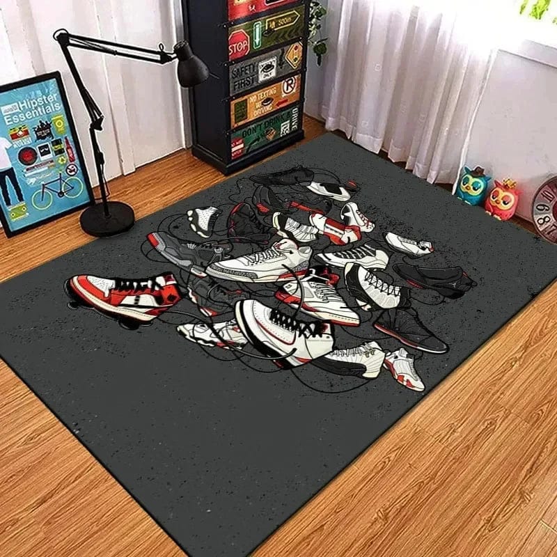 Canvanation 9 / 120x160cm Tapis De Chambre - Sneakers