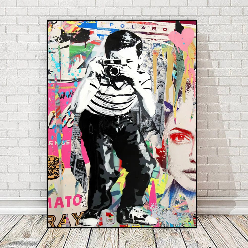 Canvanation Style 8 / 40X60cm Affiche Pop Art Salon Banksy