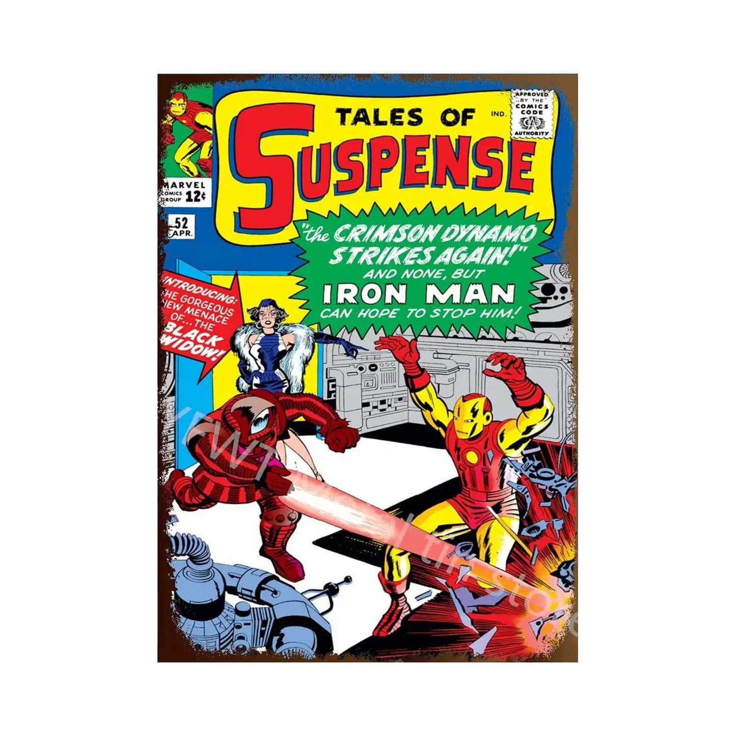 Canvanation JS232-13 / 20x30cm Poster Avengers Vintage
