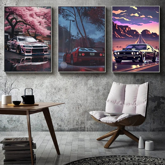 Canvanation Affiche Voiture Luxe