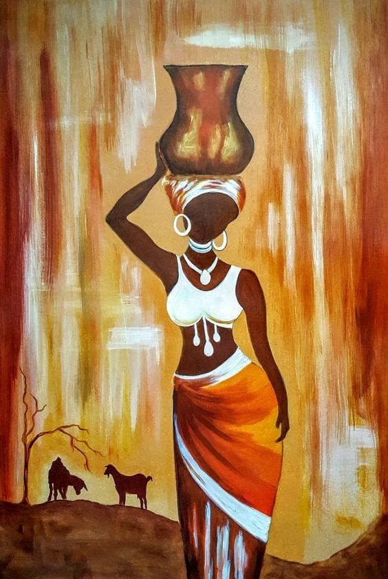 Canvanation PF29494 / 40x60cm Affiche Africaine Traditionnel