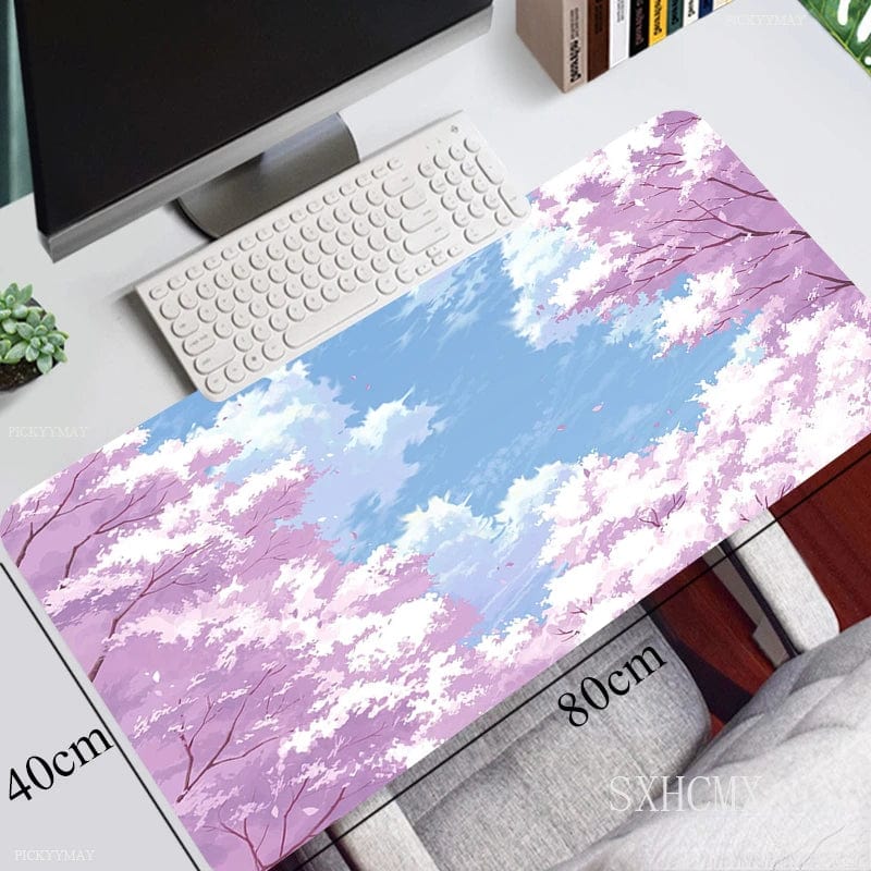 Canvanation ZZ-yinghua-009 / 900x400x3mm Tapis De Souris - Fleurs De Cerisier