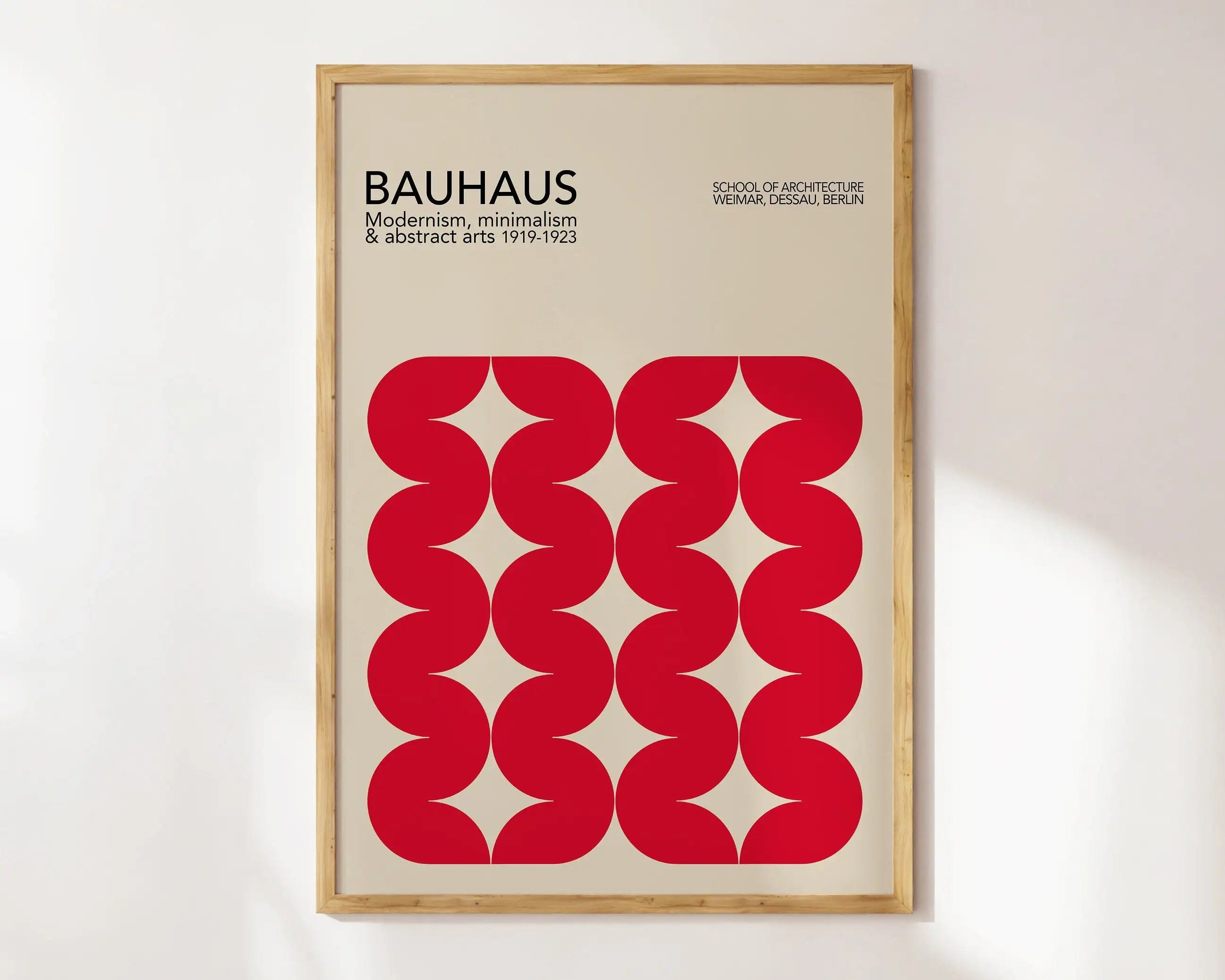 Canvanation 20 / 20x30cm Affiche Moderne Salon Bauhaus