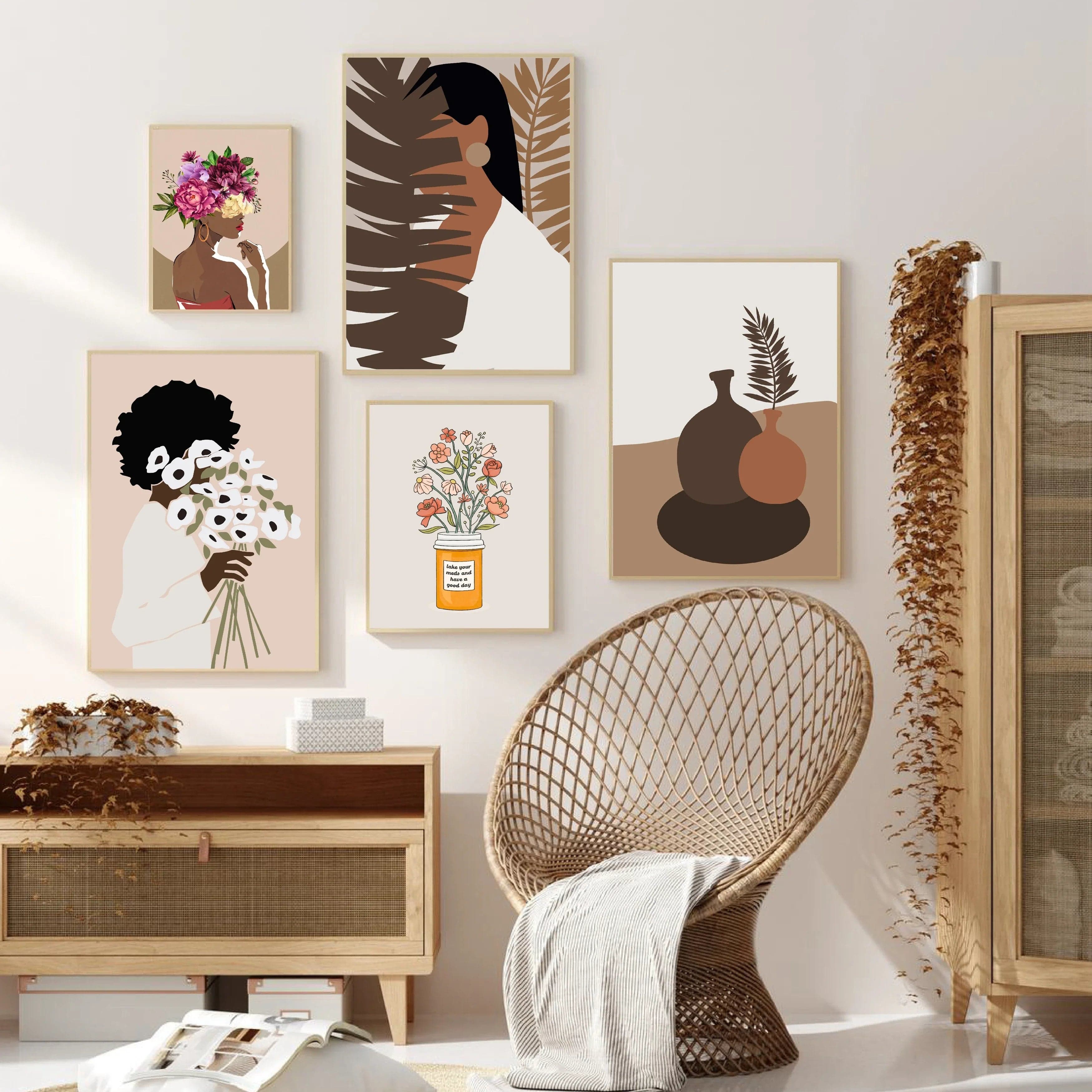 Canvanation Affiche Minimaliste Femme Africaine
