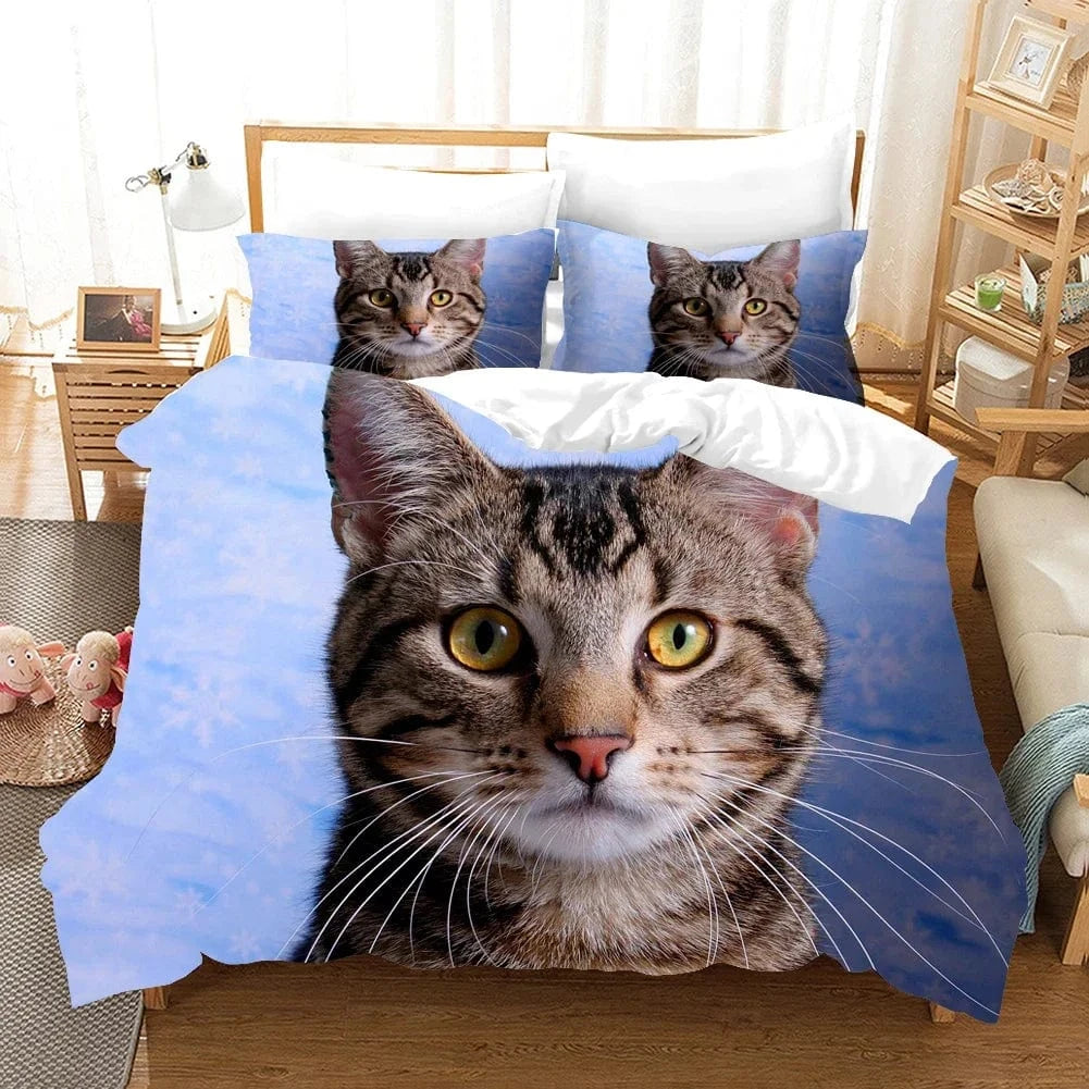 Canvanation Housse De Couette - 3D Cute Chat
