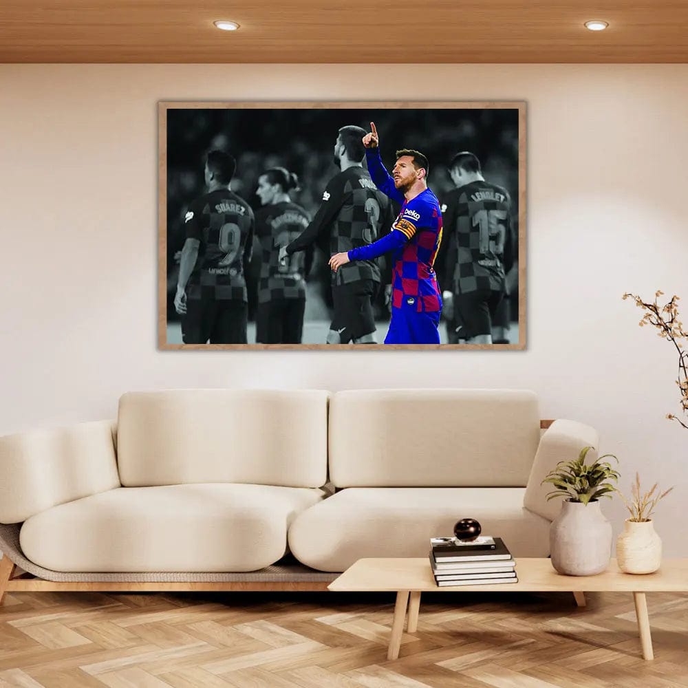 Canvanation SP692 / A4 21x30cm Affiche Football Messi Ronaldo