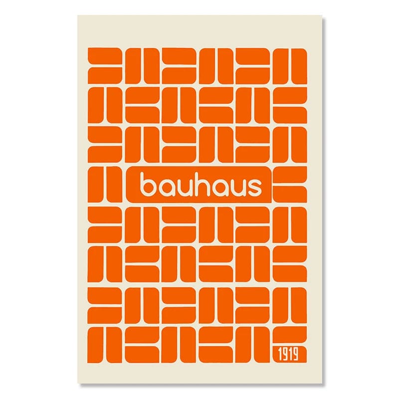 Canvanation Affiche Abstraite Moderne Bauhaus