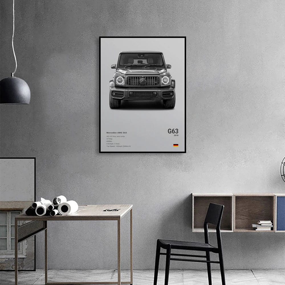Canvanation Affiche Voiture Sportif R8 RS3 M3 M5