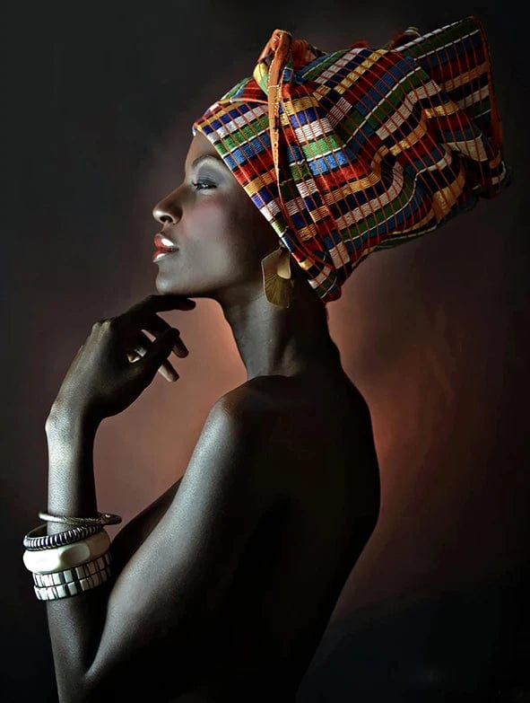 Canvanation PC 20444 / 30x40cm Affiche Portrait Femme Africaine