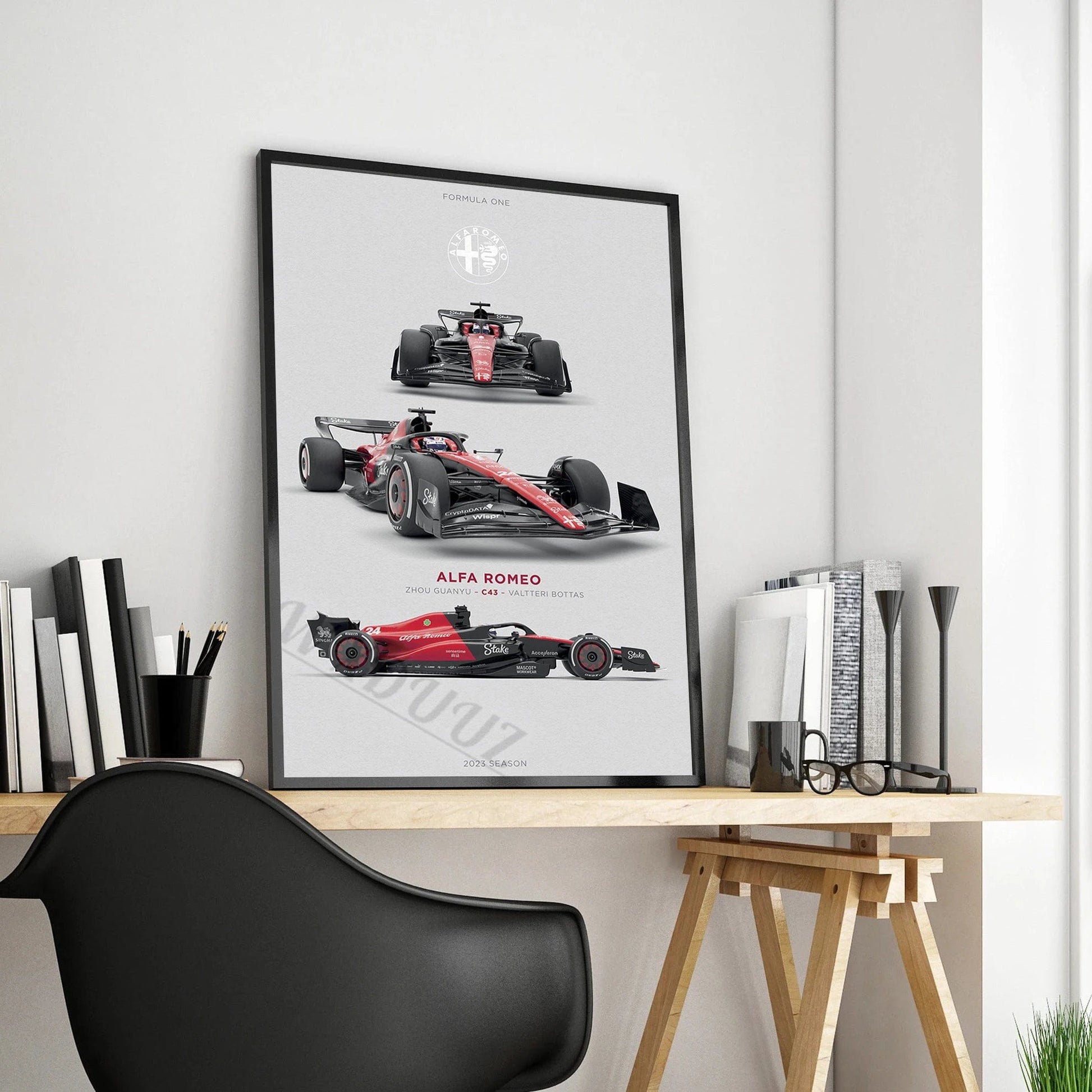 Canvanation Affiche 2023 Saison Retro Formule 1 80S