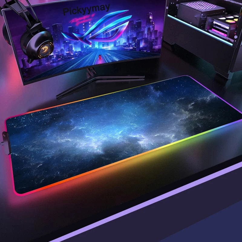 Canvanation Space XM00009(14) / 400x900x3mm Tapis De Souris - Espace RGB