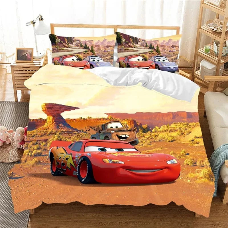 Canvanation 7 / EU Single135x200cm Housse De Couette - Lightning McQueen