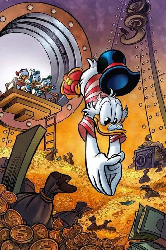 Canvanation 80x120cm Poster Picsou Mine D'Or