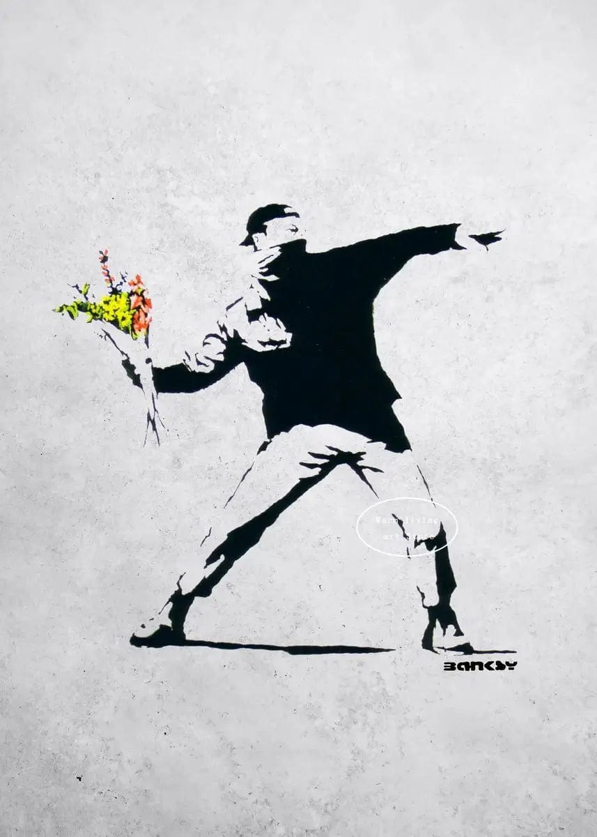 Canvanation Affiche Banksy Street Art Chambre