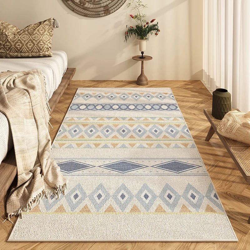 Canvanation 7 / 140x200cm Tapis De Salon Beige Bohemien