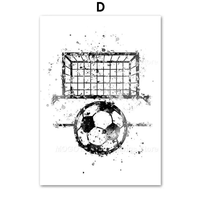 Canvanation D / 40X60 cm Affiche Club De Football - Prénom Personnalisé