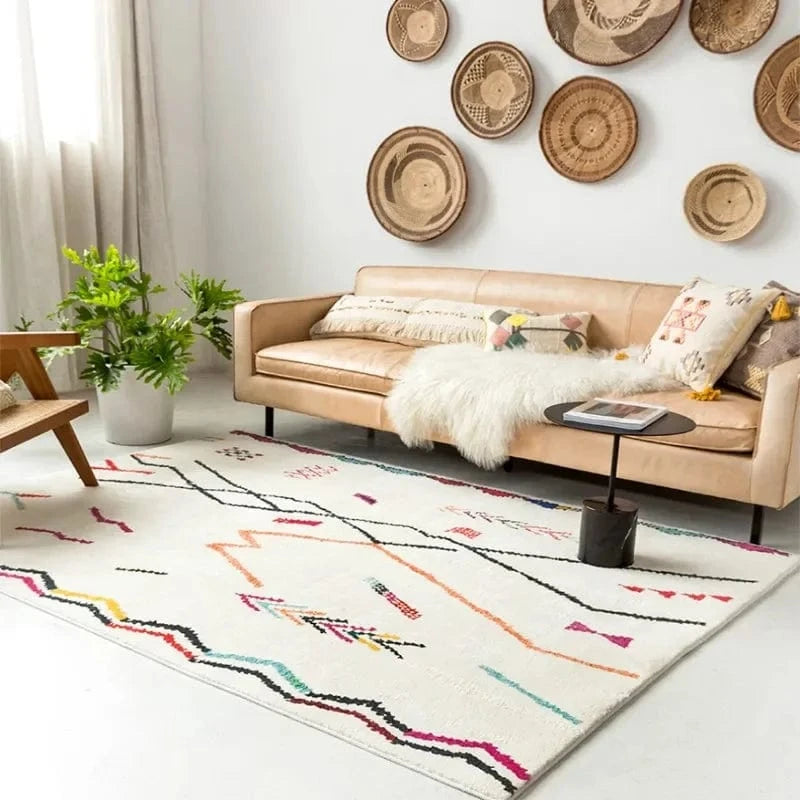 Canvanation Tapis De Chambre - Motif Abstrait