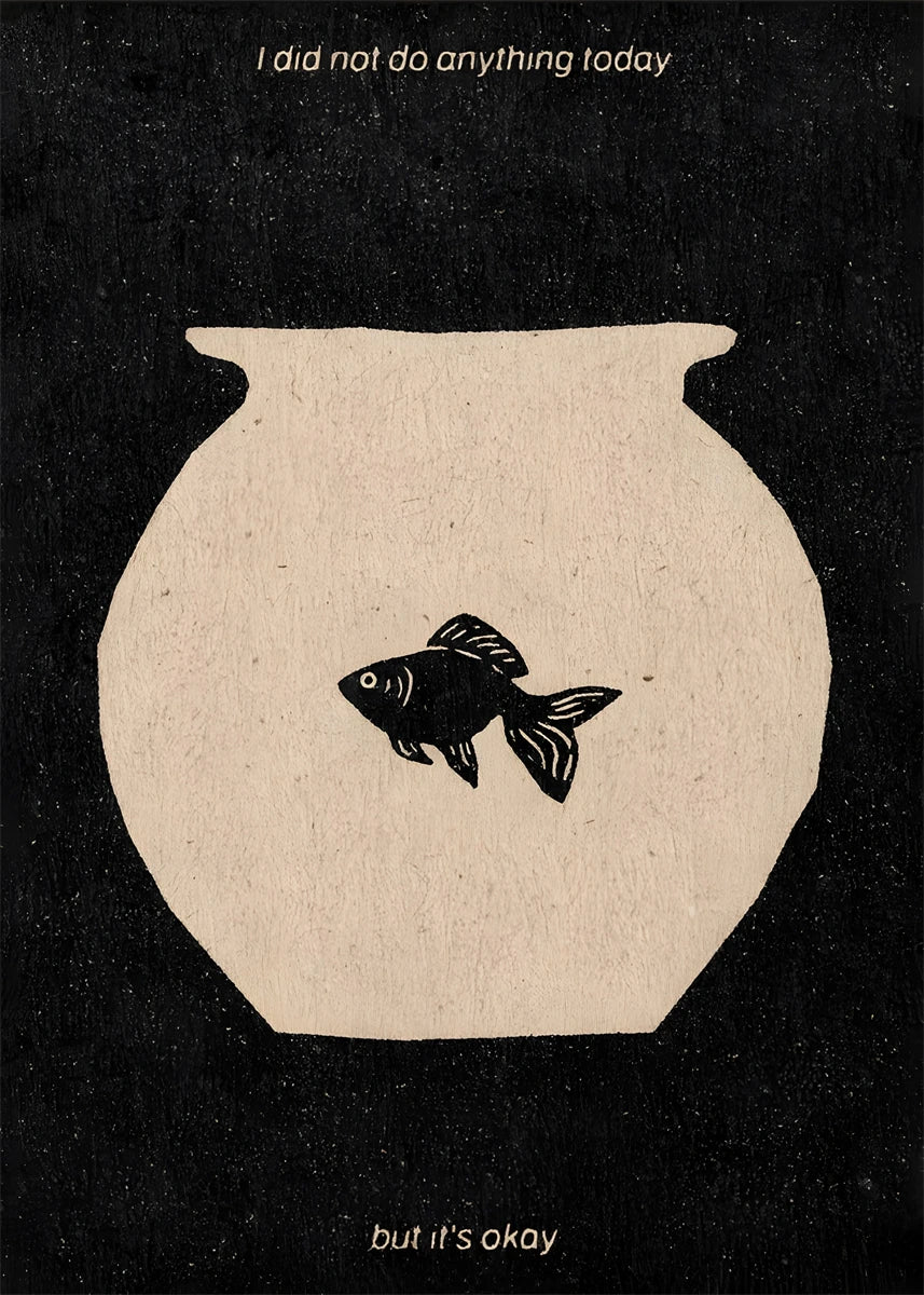 Affiche Abstrait Art Japonais