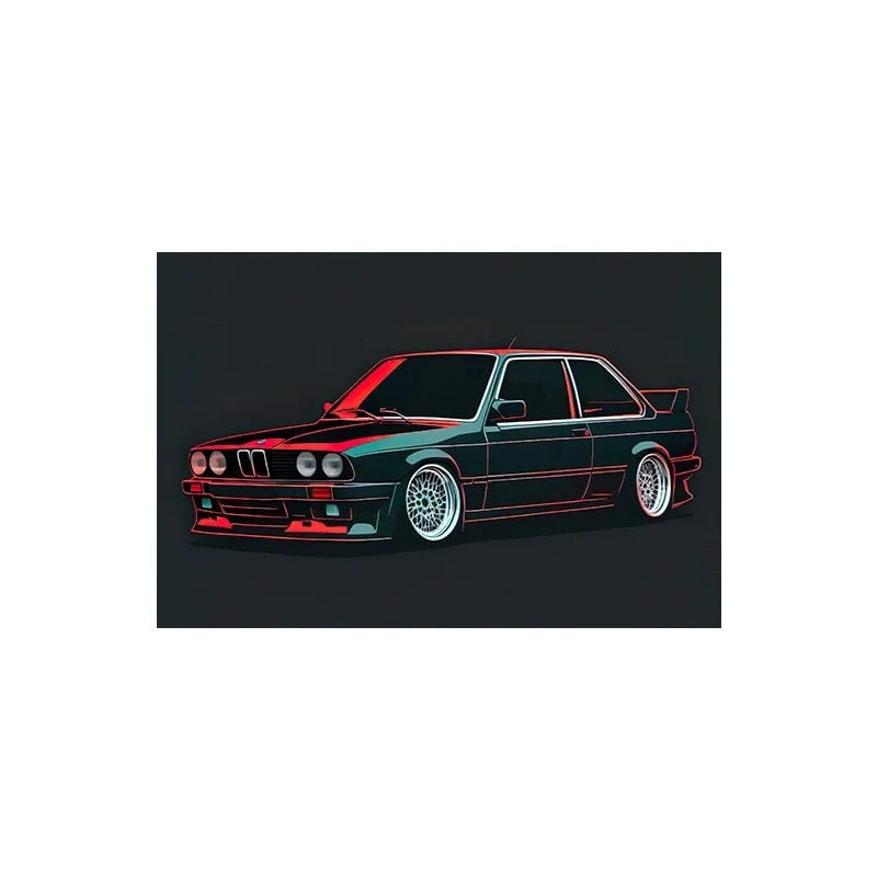 Canvanation 2 / 50x70cm Affiche Voiture Sport Vintage Retro