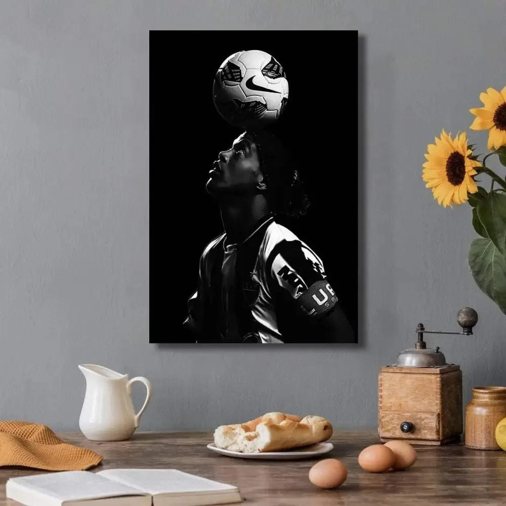 Canvanation 11 / 50x70CM Affiche Football - Ronaldinho