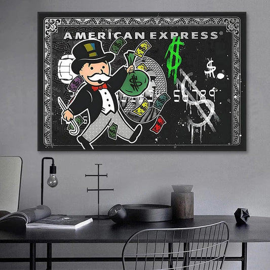Canvanation Affiche Alec Monopoly American Express
