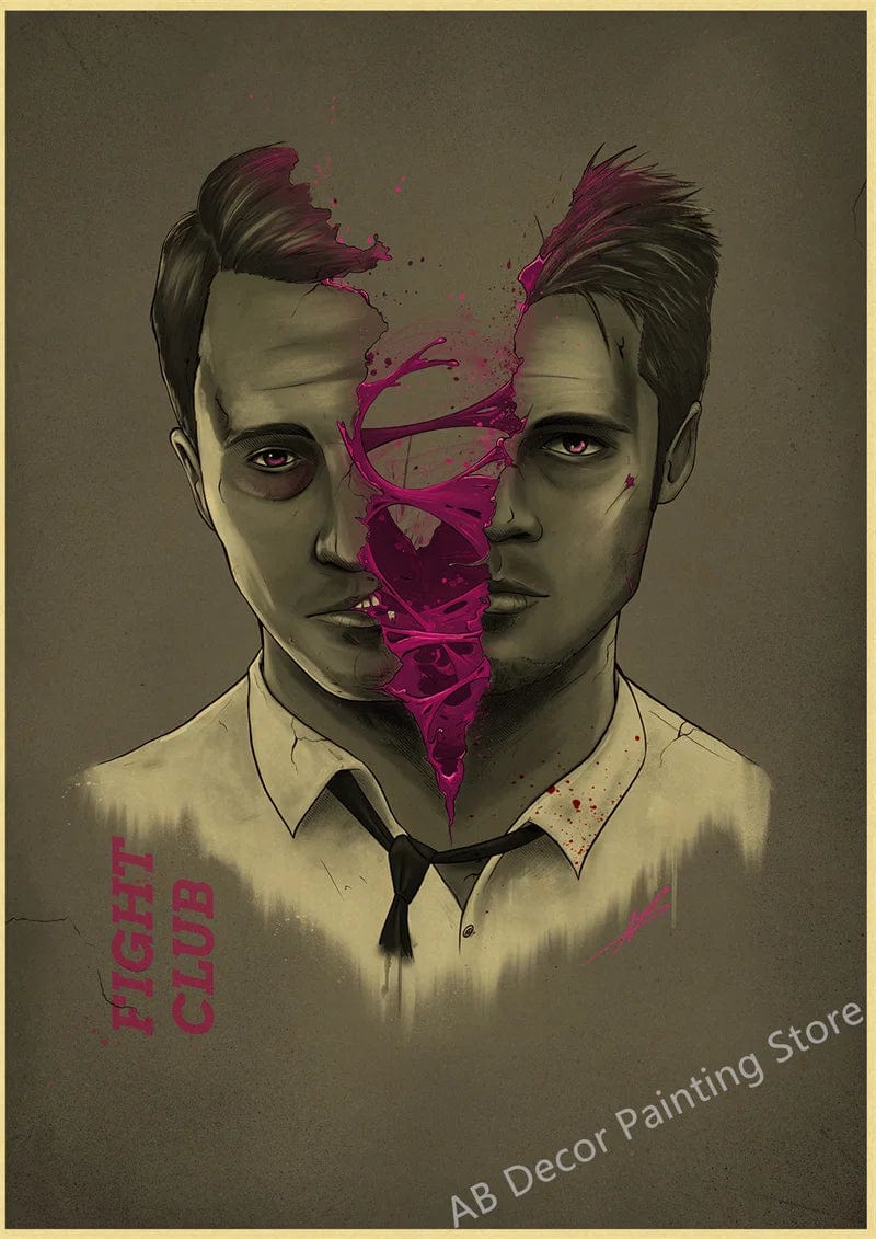 Canvanation 17 / 42cmx30cm Poster Film Vintage Fight Club