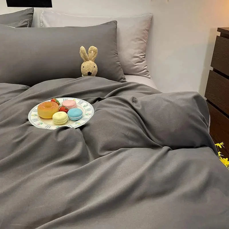 Canvanation Housse De Couette - Gris