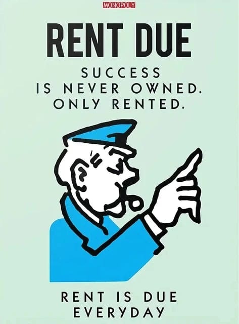 Canvanation light green / 50x70cm No Frame Affiche Alec Monopoly Motivation