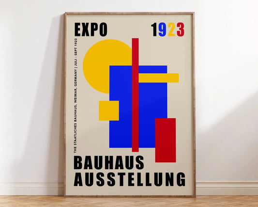 Canvanation 27 / 50x70cm Affiche Moderne Salon Bauhaus