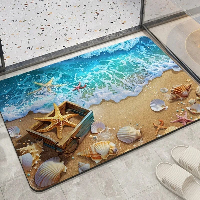Canvanation 1 / 50x80cm Tapis De Chambre - Thème Océan