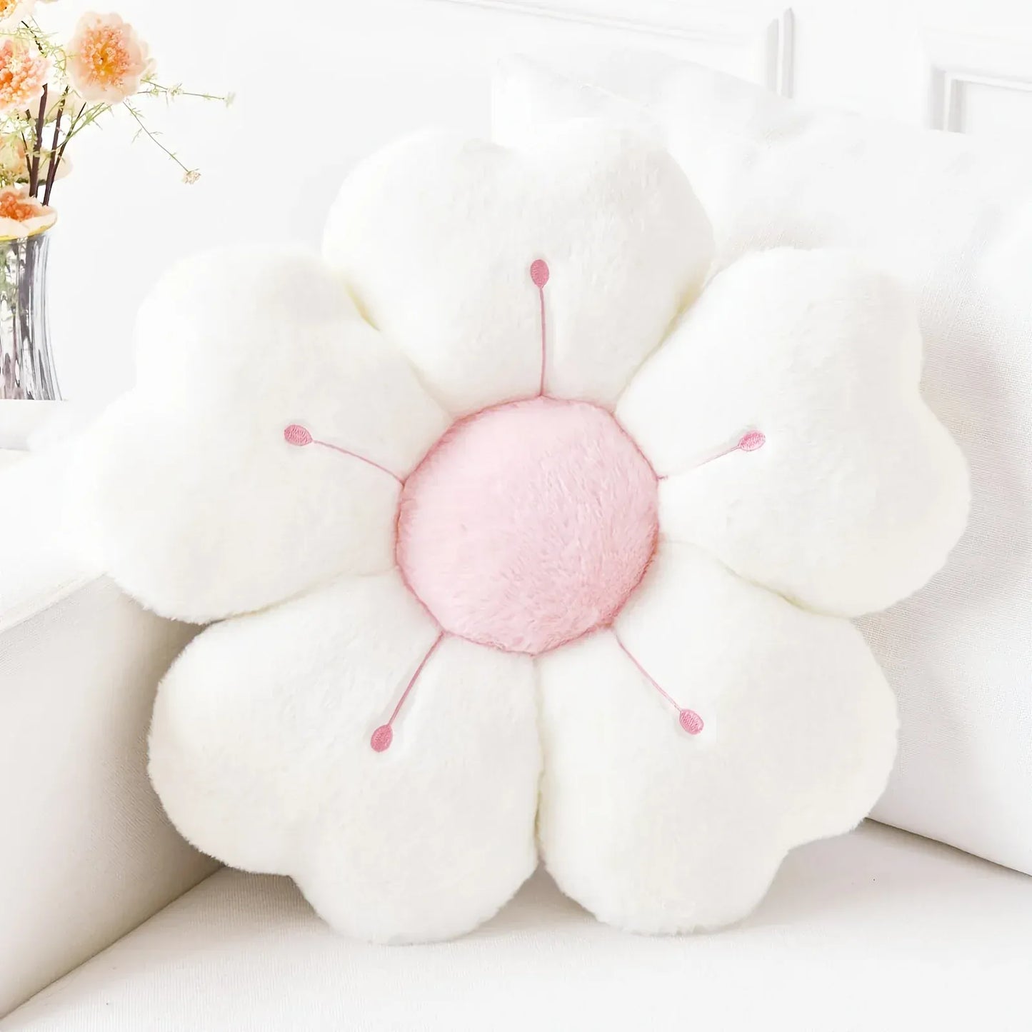 Canvanation Coussin En Forme De Fleur